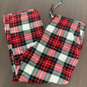Old Navy Men’s Plaid Flannel Pajama Pants Elastic Waist Size XL